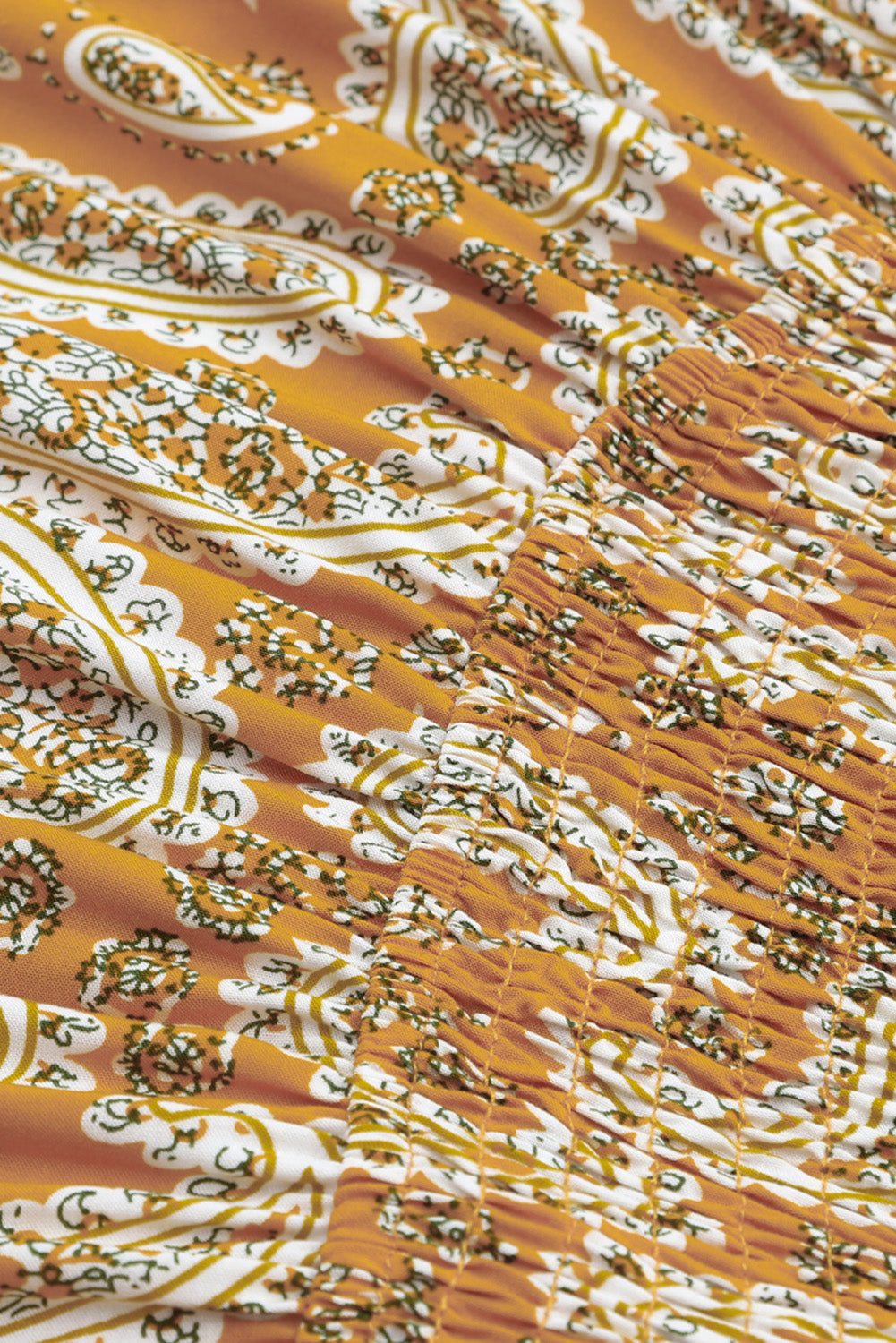 Paisley Long Sleeve Maxi Dress