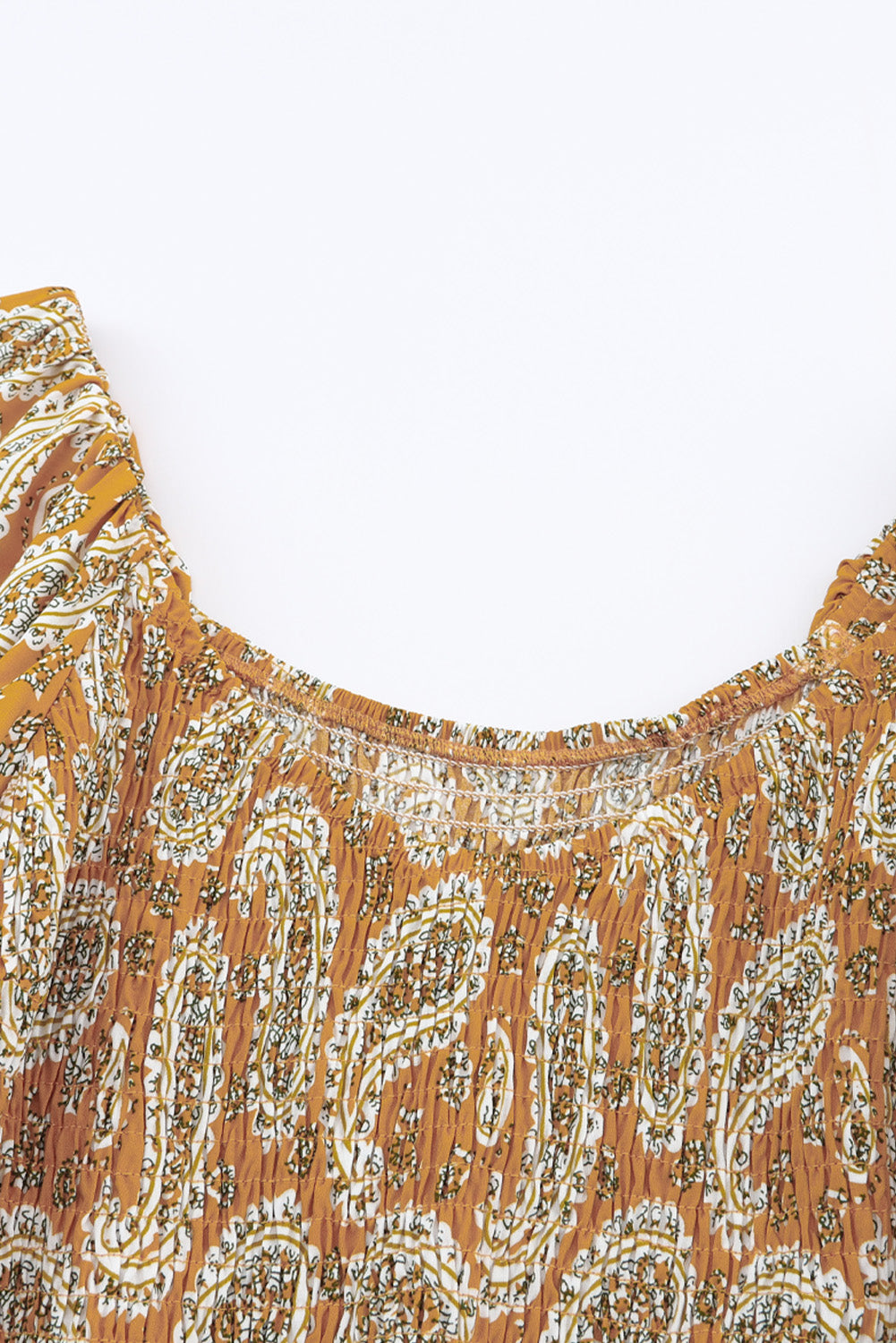 Paisley Long Sleeve Maxi Dress