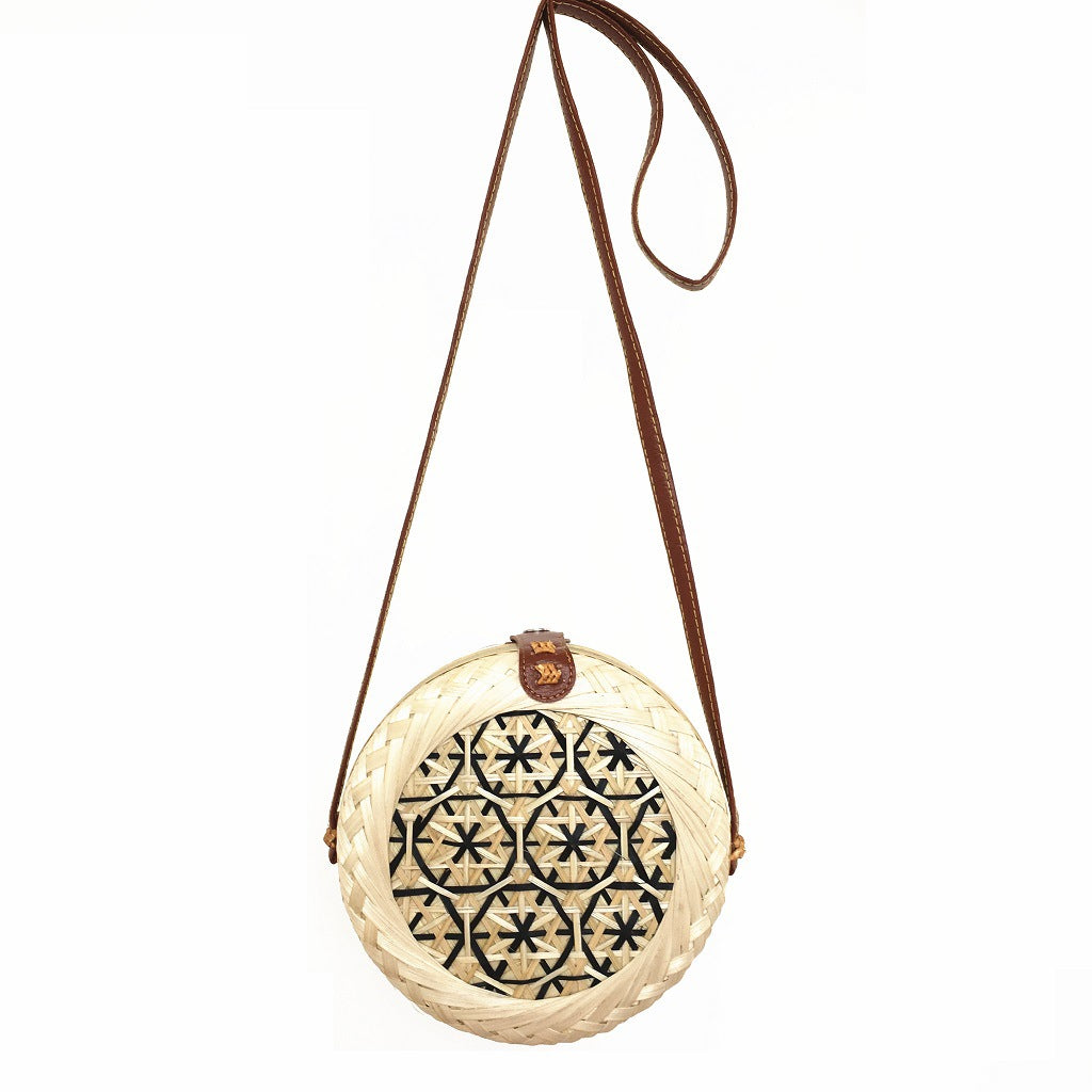 Handwoven Bamboo Round Bag