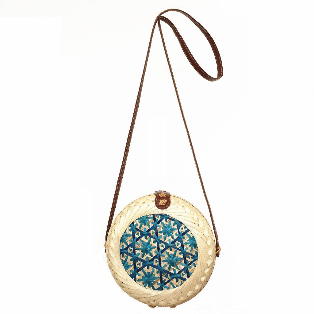 Handwoven Bamboo Round Bag