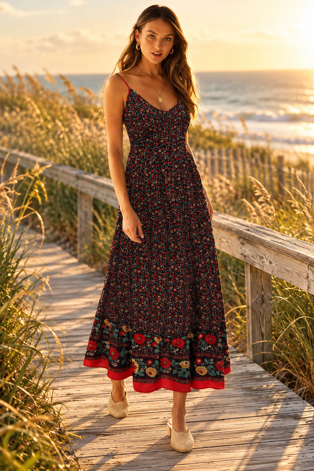 Dark Floral Boardwalk